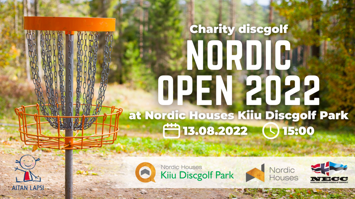 Nordic Open 2022 Charity disc golf NorwegianEstonian Chamber of